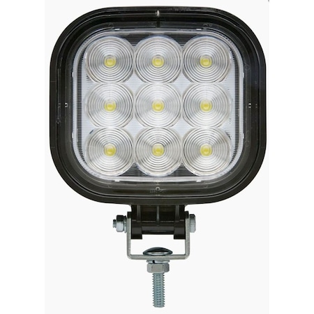 Optronics Square Lede Work Light, Flood Beam, 12-24V TLL50FB